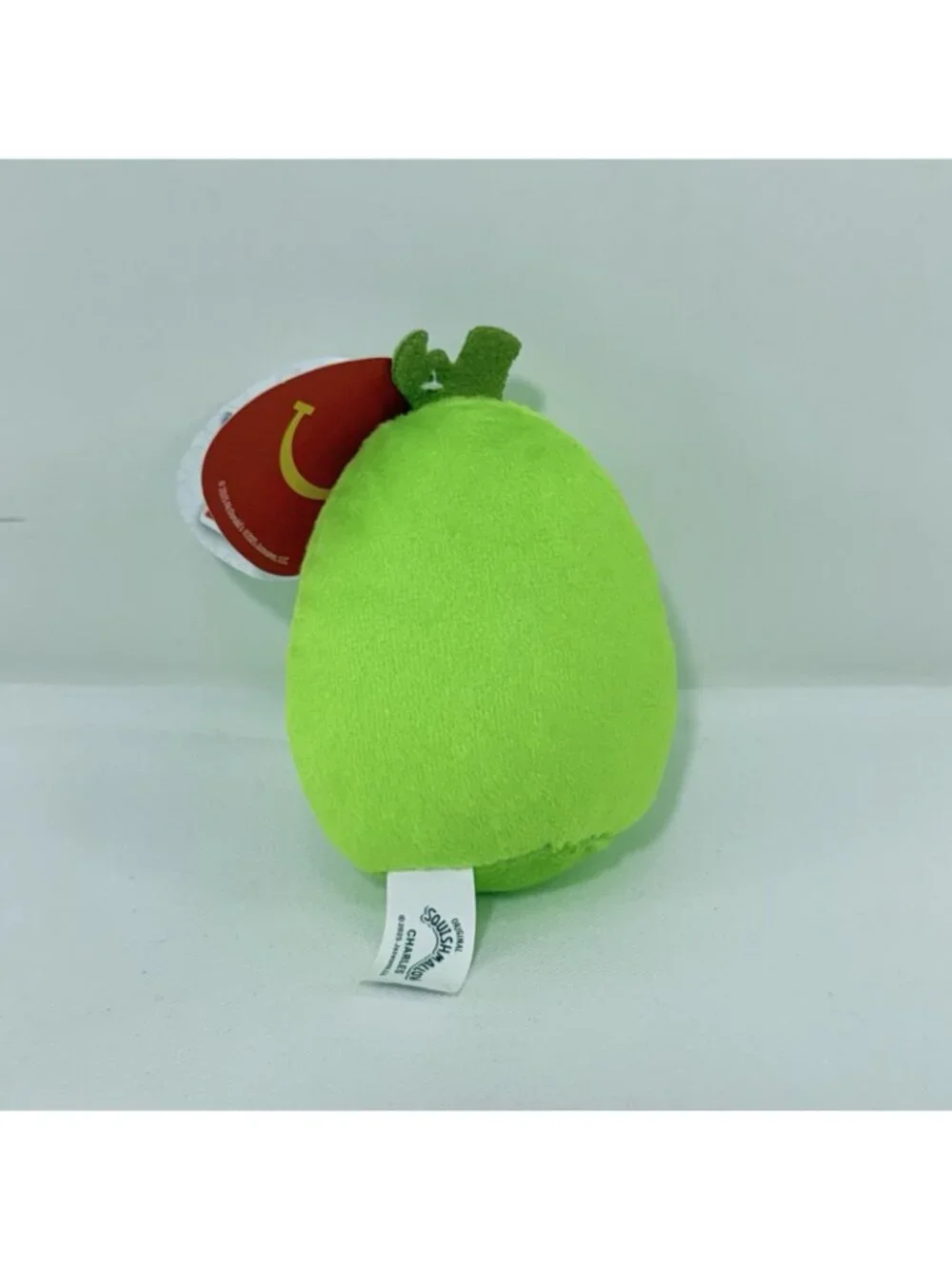 McDonald Squishmallows Charles Pickle Mustache Plush Toy Mini Happy Meal Squishy